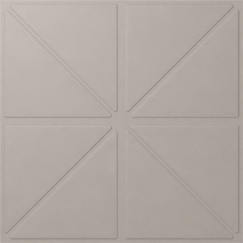 Vicoustic VicWallpaper VMT Triangles (Light Gray, 23.43 x 23.43 x 0.39", 8-Pack)