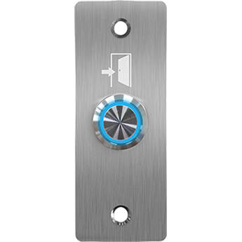 ACTi Soyal LED Stainless Steel Door Sensor Push Button Panel (Silver)
