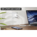 ALOGIC 40W Rapid Power 2-Port USB-C GaN Charger