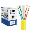 Cmple Cat6 Bulk Ethernet/LAN Cable (1000', Yellow)