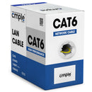 Cmple Cat6 Bulk Ethernet/LAN Cable (1000', Yellow)