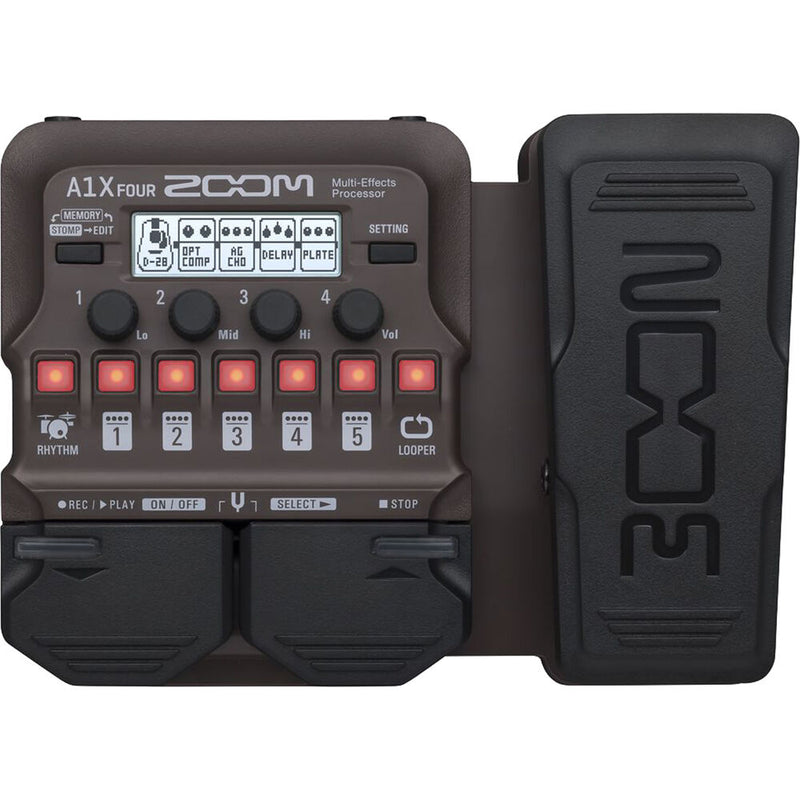 Zoom A1X Four Acoustic Multi-Effects Processor Pedal