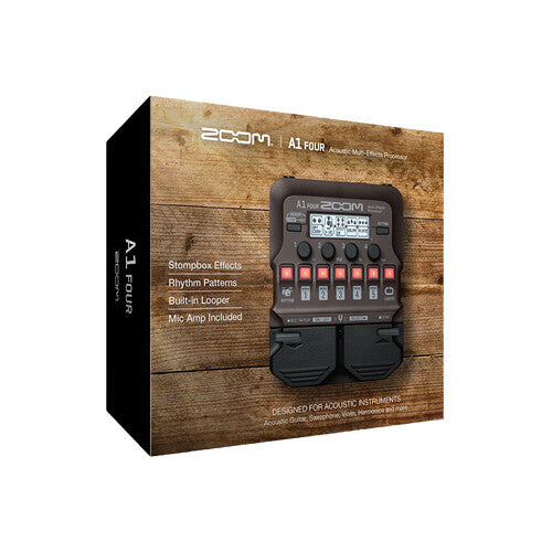 Zoom A1 Four Acoustic Multi-Effects Processor Pedal