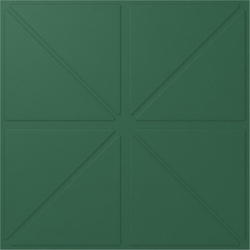 Vicoustic VicWallpaper VMT Triangles (Musk Green, 23.43 x 23.43 x 0.39", 8-Pack)