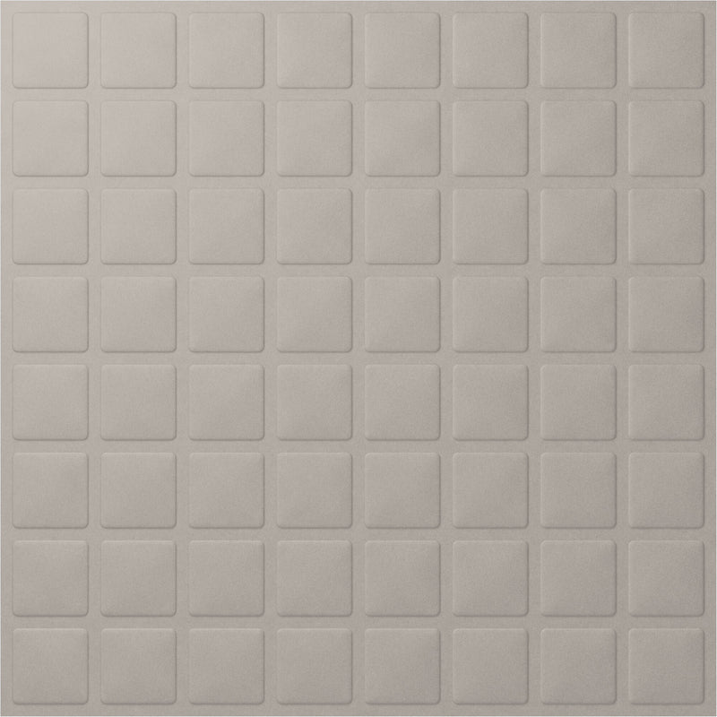 Vicoustic VicWallpaper VMT Square 8 (Light Gray, 23.43 x 23.43 x 0.39", 8-Pack)