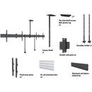 Mount-It! Dual-Screen Video Conference Mount System for 32 to 90" Displays (Landscape)
