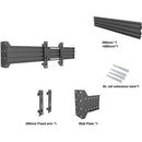 Mount-It! Single-Point Single-Screen Horizontal Wall Mount for Screens 17" and Larger