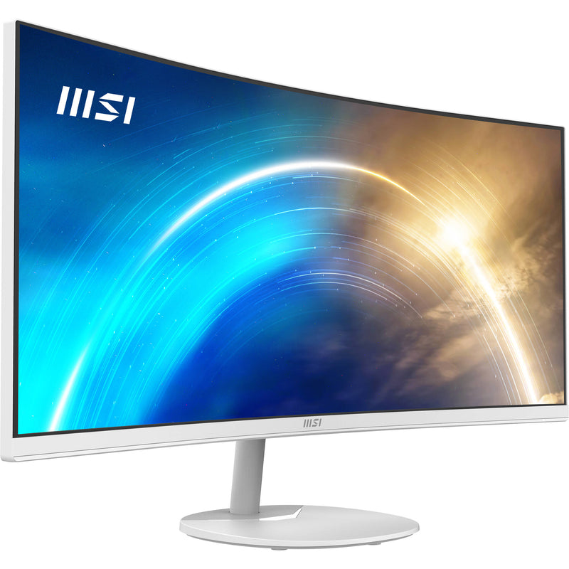 MSI PRO MP341CQW 34" 1440p 100 Hz Ultrawide Business Monitor (White)