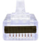 Simply45 Cat 5e Unshielded RJ45 Pass-Through Modular Plug (50-Piece Clamshell Package)