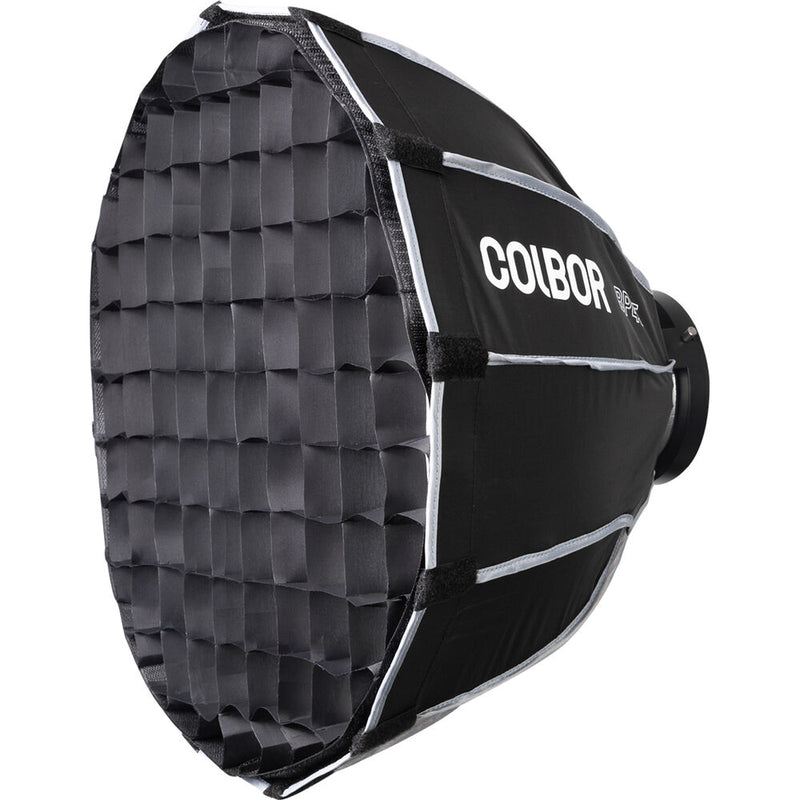 COLBOR Quick-Setup Parabolic Softbox with Grid and Bowens Mount (17.7")