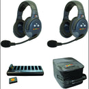 Eartec EVADE EVX2D Light-Industrial Full-Duplex Wireless Intercom System with 2 Dual-Ear Headsets (2.4 GHz)