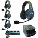 Eartec EVADE EVX4D Light-Industrial Full-Duplex Wireless Intercom System with 4 Dual-Ear Headsets (2.4 GHz)