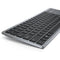 Dell KB740 Compact Multi-Device Wireless Keyboard (Gray)