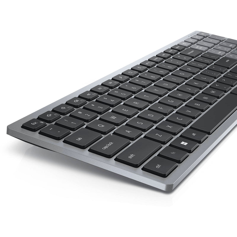 Dell KB740 Compact Multi-Device Wireless Keyboard (Gray)