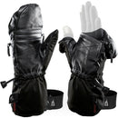 The Heat Company Shell Mittens (Size 8-9, Black)