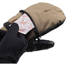 The Heat Company Shell Mittens (Size 8-9, Black)