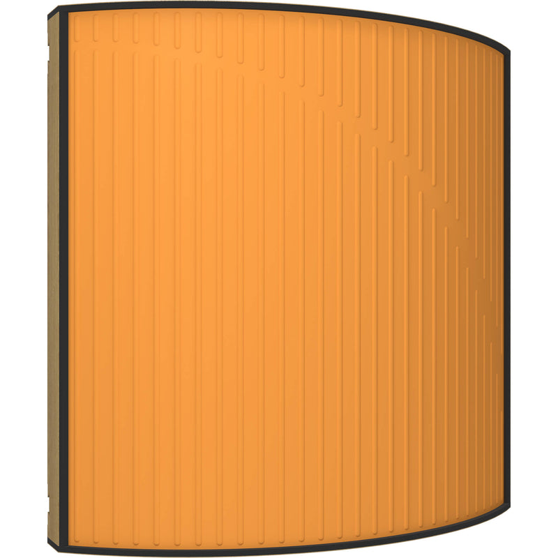 Vicoustic Cinema Round Ultra VMT (Pumpkin Orange, Natural Oak, 2-Pack)