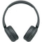 Sony WH-CH520 Wireless On-Ear Headphones with Microphone (Black)