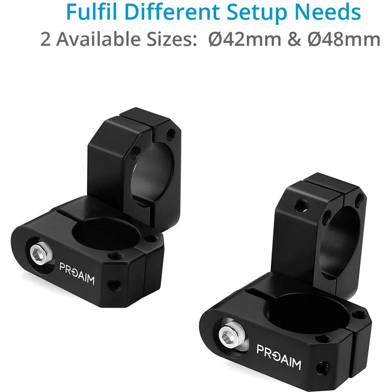 Proaim 360&deg; Rotating Speed Rail Clamp for Camera Car Rigging (48mm)