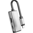 ALOGIC MagForce DUO Charge 2-in-1 Adapter (Space Silver)