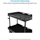 Proaim Light Stand & C-Stand Mounting Bar for Proaim Camera/Production Carts