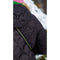 ObiJimmy Minami Pure Silk Camera Strap (Black with Blue/Yellow Stripes, 47.2")