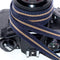 ObiJimmy Yoyogi Pure Silk Camera Strap (Navy with Tan Stripe, 47.2")