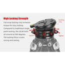 Sunwayfoto LB-68 Leveling Base&nbsp;with External Bubble Level (Black)