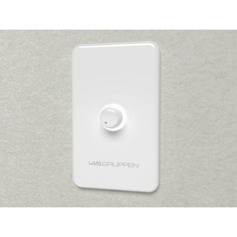 Lab.Gruppen Single-Gang Remote Control Volume Wall Plate for CA, CM, CMA & CPA Series Amplifiers (White)