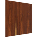 Vicoustic Flat Panel VMT Wall and Ceiling Acoustic Tile Natural Woods (Black Laurel, 23.4 x 23.4 x 0.78", 8-Pack)