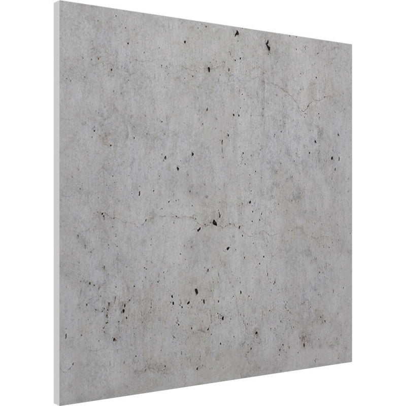 Vicoustic Flat Panel VMT Wall and Ceiling Acoustic Tile Concrete FR (Pattern 1, 23.4 x 23.4 x 0.78", 4-Pack)