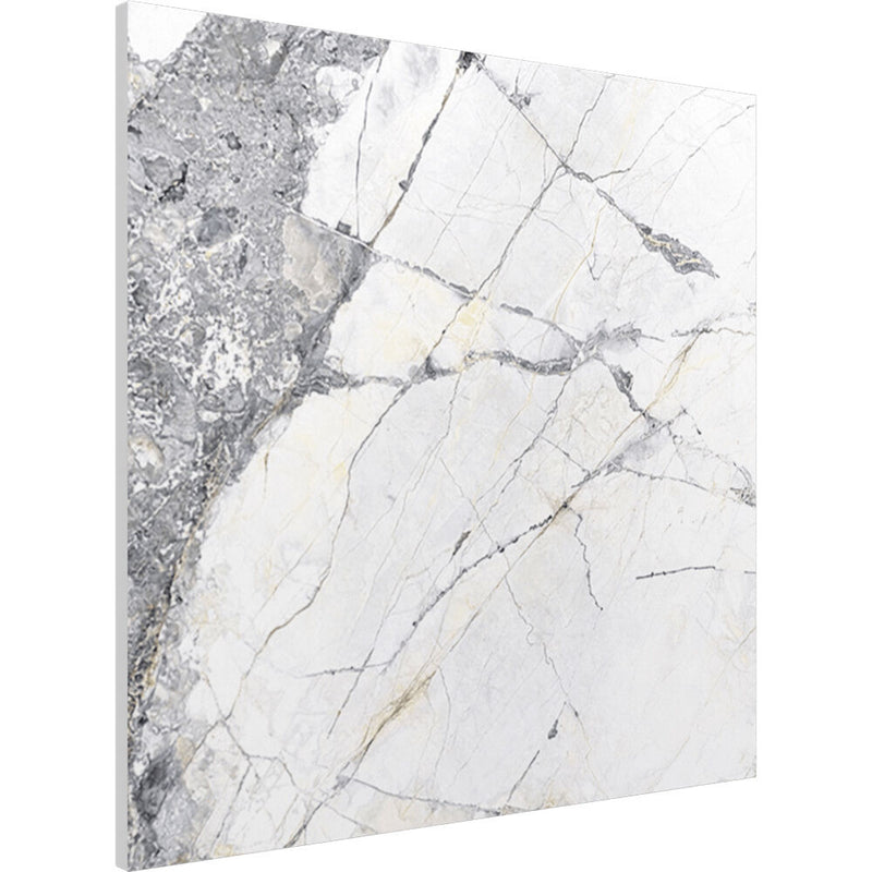 Vicoustic Flat Panel VMT Wall and Ceiling Acoustic Tile Natural Stones FR (Invisible Gray, 23.4 x 23.4 x 0.78", 4-Pack)