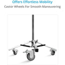 Proaim Baby Junior Triple Riser Wheeled Stand (12.2')