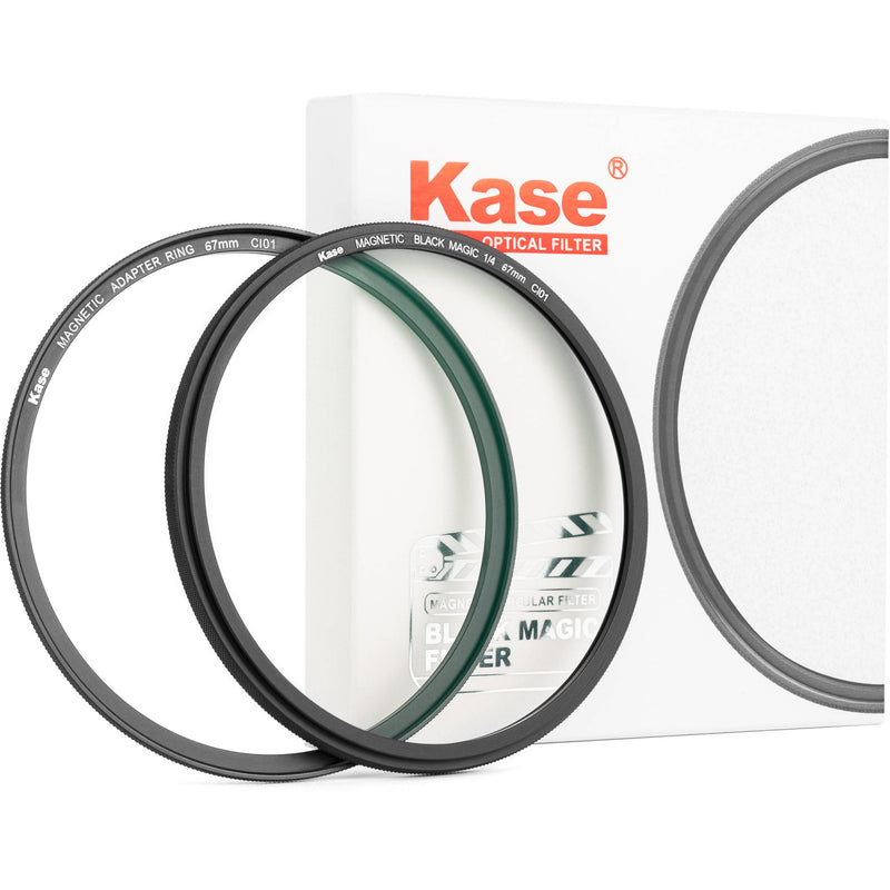 Kase 67mm Magnetic Black Magic 1/4 Filter with Magnetic Adapter Ring