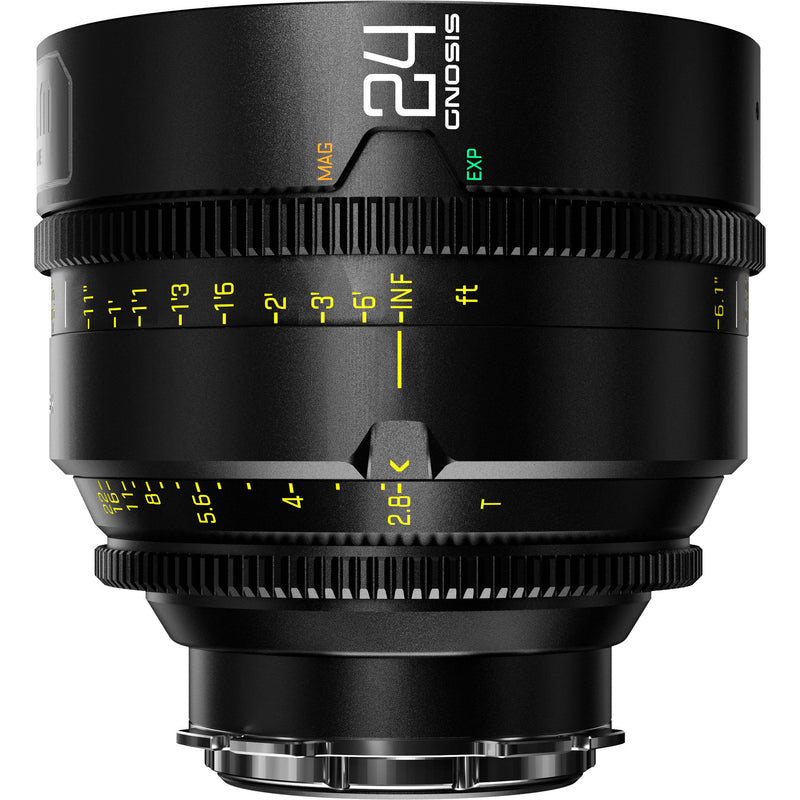 DZOFilm 24mm T2.8 Gnosis Macro Prime Lens (LPL with PL & EF Mounts, Feet)