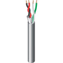 West Penn 356 4-Conductor Shielded Cable (500', Gray)