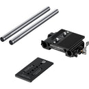 Bright Tangerine LeftField 3 19mm Studio Quick Release Bridgeplate Base Kit