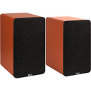 ELAC Debut ConneX DCB41 Two-Way Active Bookshelf Speakers (Orange, Pair)