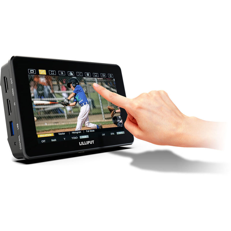 Lilliput HT5S 5.5" Ultrahigh 2000 cd/m&sup2; Brightness Touchscreen On-Camera Monitor