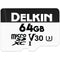 Delkin Devices 64GB Hyperspeed UHS-I SDXC Memory Card with SD Adapter