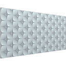 Vicoustic Flat Panel VMT Wall and Ceiling Acoustic Tile 3D (Pattern 1, 46.9 x 23.4 x 0.78", 4-Pack)