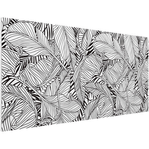 Vicoustic Flat Panel VMT Wall and Ceiling Acoustic Tile Nature (Palm B&W, 46.9 x 23.4 x 0.78", 4-Pack)