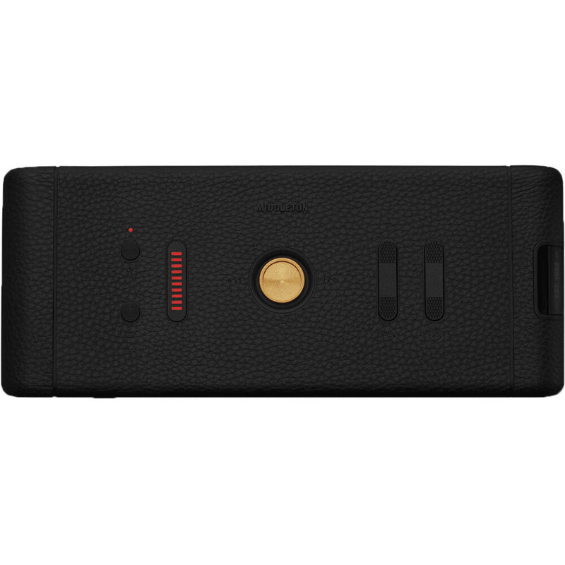 Marshall Middleton Portable Bluetooth Speaker (Black & Brass)