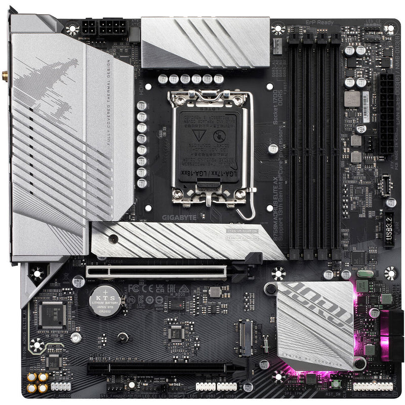 Gigabyte B760M AORUS ELITE AX LGA 1700 Micro-ATX Motherboard