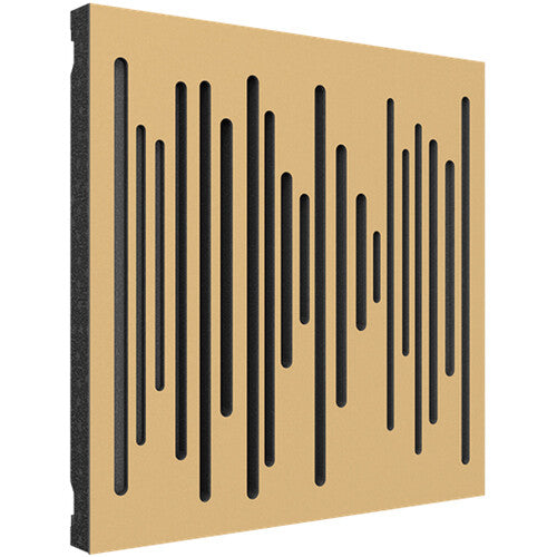 Vicoustic Wavewood Diffuser Ultra MKII Acoustic Panel (Metallic Gold, 3-Pack)