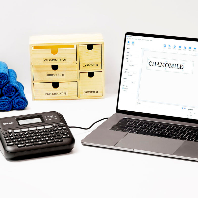 Brother PTD460BTVP P-Touch Business Professional Connected Label Maker with Carry Case