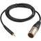 Senal SMH-H4X2 2.5mm TRRS to 4-Pin XLR Male Cable for Communication Headsets