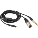 Senal SMH-HM3X2 2.5mm TRRS to 3.5mm TRS Male & 3-Pin XLR Male Y-Cable for Communication Headsets