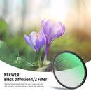 Neewer Black Diffusion Cinematic Effect Filter (77mm, Grade 1/2)