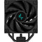 Deepcool AK400 Performance CPU Cooler (ZERO DARK PLUS All Black with 2 Fans)